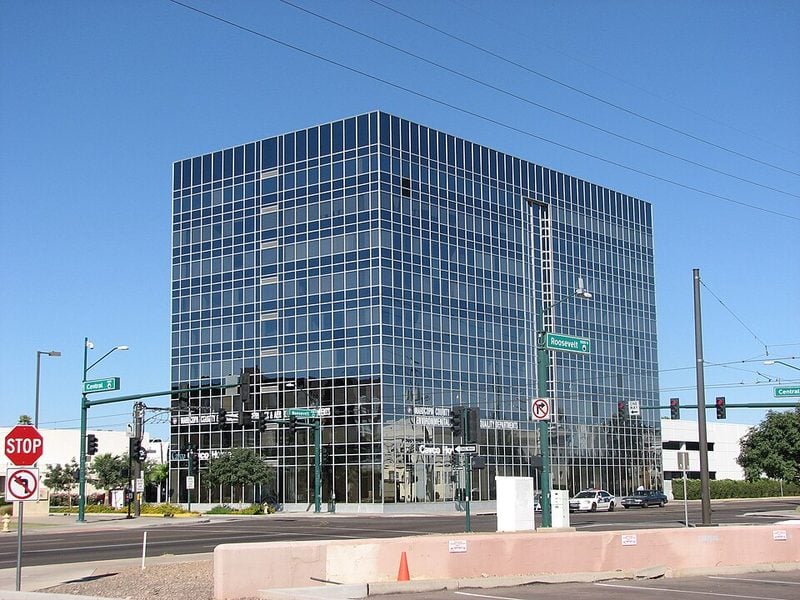 Modern office tower